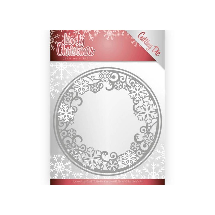 (JAD10077)Dies - Jeanine's Art - Lovely Christmas - Lovely Circle Frame