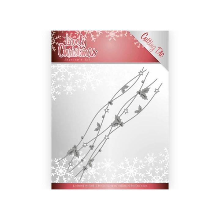(JAD10078)Dies - Jeanine's Art - Lovely Christmas - Lovely Christmas Border