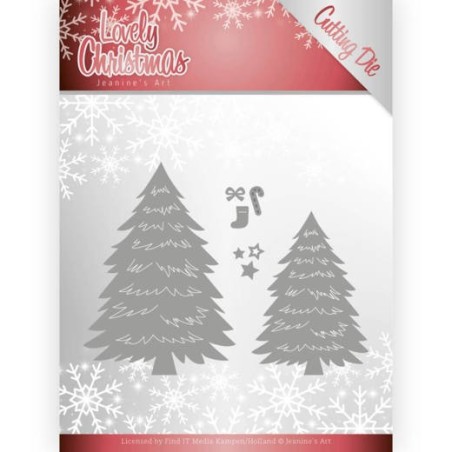(JAD10081)Dies - Jeanine's Art - Lovely Christmas - Lovely Trees