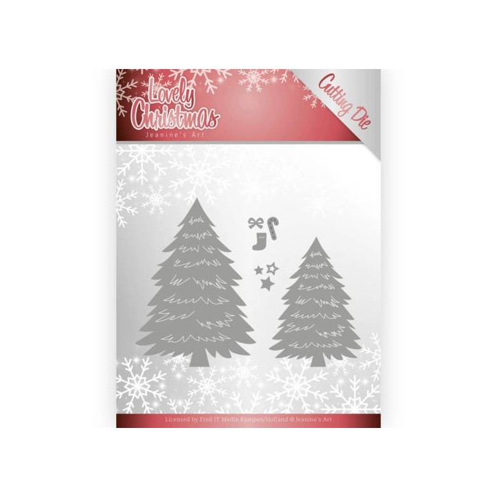 (JAD10081)Dies - Jeanine's Art - Lovely Christmas - Lovely Trees
