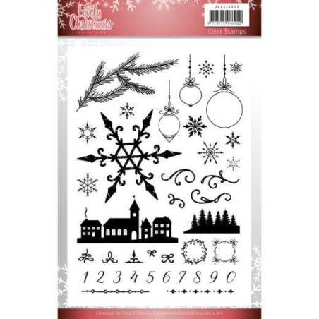 (JACS10029)Clear Stamps - Jeanine's Art - Lovely Christmas