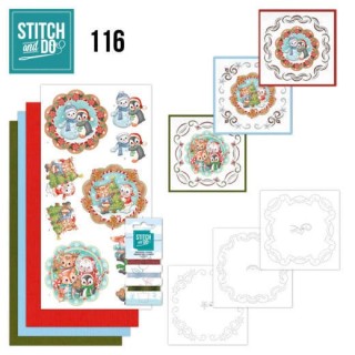 (STDO116)Stitch and Do 116 Sweet Winter Animals