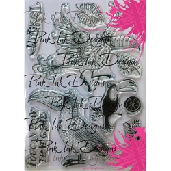 (PI030)Pink Ink Desings Toucan(Wings Series)