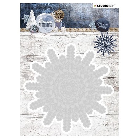 (STENCILSA216)Studio Light Cutting and Embossing Die Snowy Afternoon nr.216