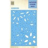 (LCDB006)Nellie's Layered combi dies Rectangle Flowers-3 (Layer C)