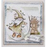 (HT1647)Clear stamp Hetty's Gnomes autumn