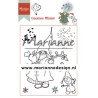 (HT1648)Clear stamp Hetty's Gnomes winter