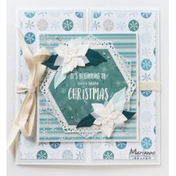 (CS1037)Clear stamp Hello winter by Marleen
