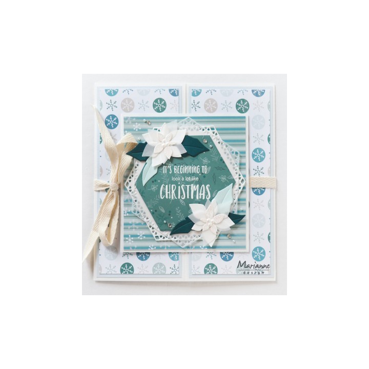 (CS1037)Clear stamp Hello winter by Marleen