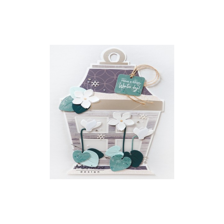 (CS1037)Clear stamp Hello winter by Marleen