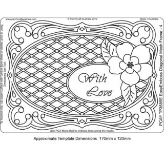 (TP3585E)PCA® - EasyEmboss Diagonal Mesh Frame 4