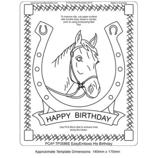 (TP3586E)PCA® - EasyEmboss His Birthday