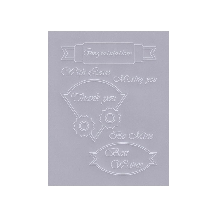 (TP3588E)PCA® - EasyEmboss Tag Toppers 2