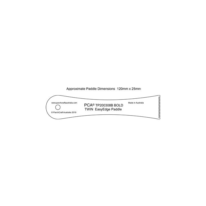 (TP200308B)PCA® - BOLD Mini Stamp & Twin EasyEdge Paddles