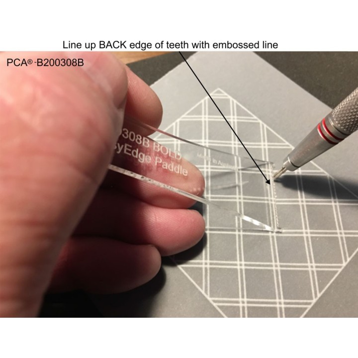(TP200308B)PCA® - BOLD Mini Stamp & Twin EasyEdge Paddles