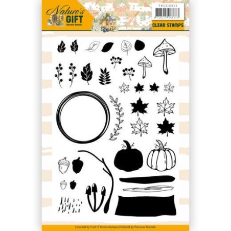 (PMCS10042)Clear Stamps - Precious Marieke - Nature's Gift
