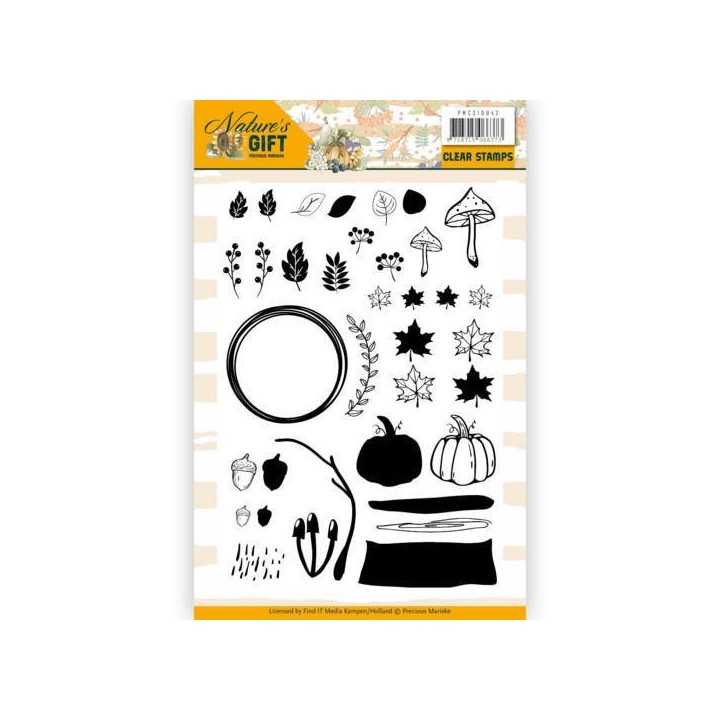 (PMCS10042)Clear Stamps - Precious Marieke - Nature's Gift