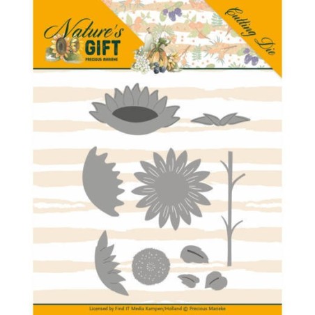 (PM10167)Dies - Precious Marieke - Nature's Gift - Sunflowers