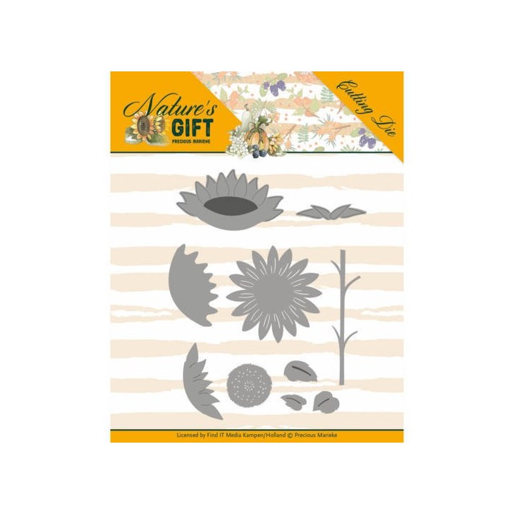 (PM10167)Dies - Precious Marieke - Nature's Gift - Sunflowers