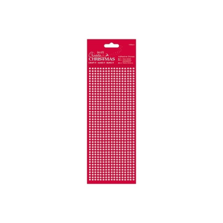 (PMA-806001)Adhesive Stones (1530pcs) - Zilver