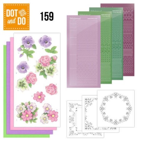 (DODO159)Dot and Do 159 Summer Flowers