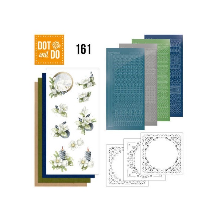 (DODO161)Dot and Do 161 Amaryllis and Blueberries