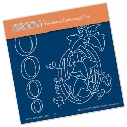 (GRO-WO-41319-01)Groovi® Baby plate A6 FLORAL NUMBERS - 0