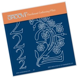 (GRO-WO-41321-01)Groovi® Baby plate A6 FLORAL NUMBERS - 2