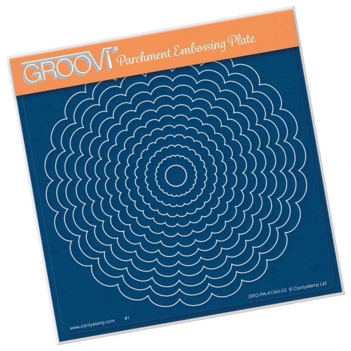(GRO-PA-41344-03)Groovi Plate A5 LINDA'S SMALL FRAMES