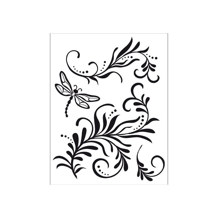 (4003 024 00)Clear stamps set flourishes