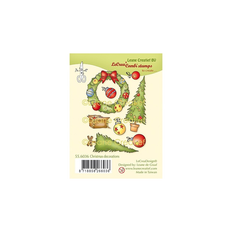 (55.6036)Clear Stamp Christmas decorations