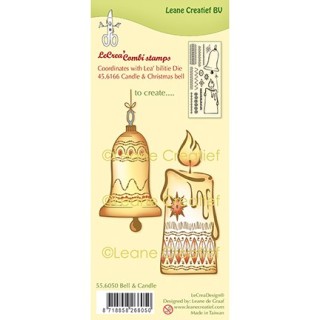 (55.6050)Clear Stamp Bell & Candle