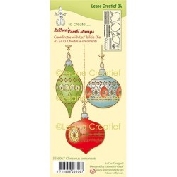 (55.6067)Clear Stamp Christmas ornaments