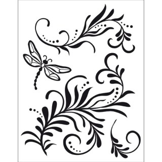 (4003 024 00)Clear stamps set flourishes