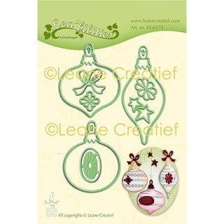 (45.6173)Lea'bilitie Cutting/Embossing Patch die Christmas ornam