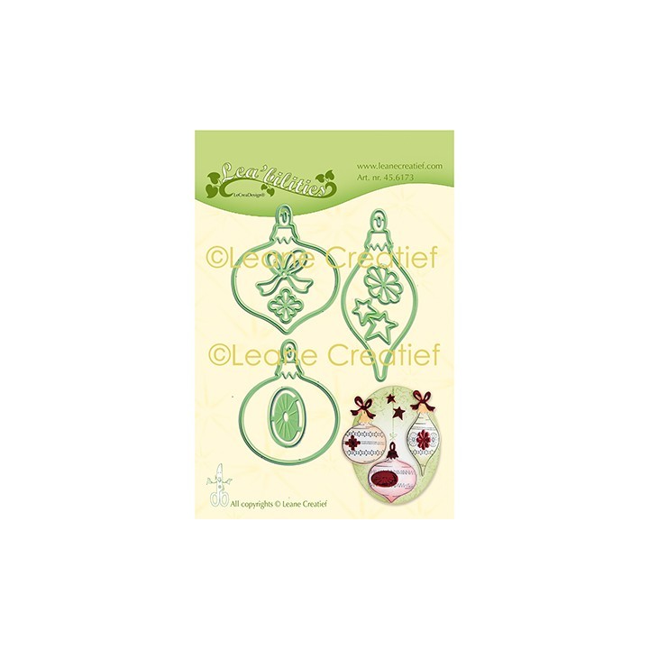 (45.6173)Lea'bilitie Cutting/Embossing Patch die Christmas ornam
