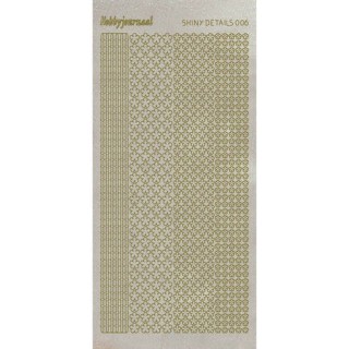 (SDS006TG)Shiny Details - Flowers - Gold