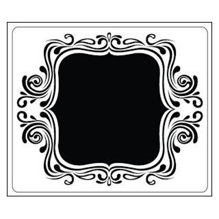 Embossing folder fancy frame (CTFD 4021)