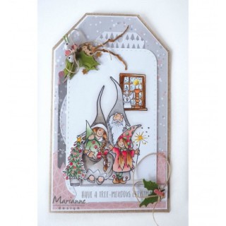(HT1650)Clear stamp Hetty's Gnomes Family