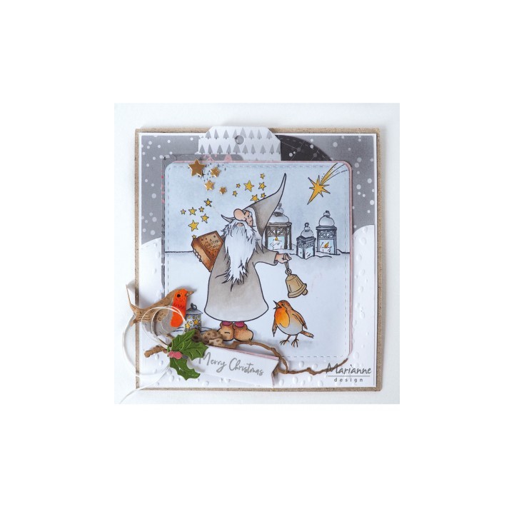 (HT1650)Clear stamp Hetty's Gnomes Family