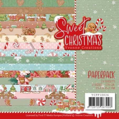 (YCPP10026)Paperpack - Yvonne Creations - Sweet Christmas