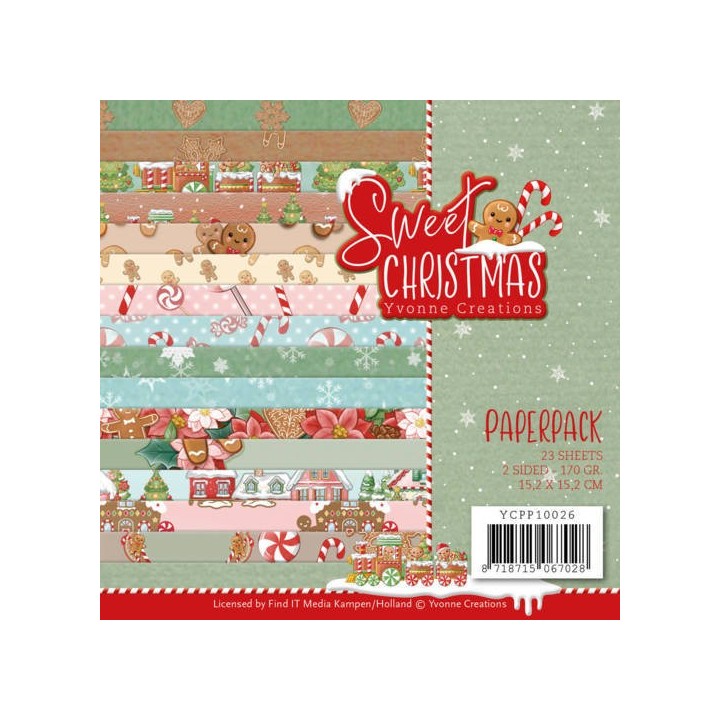 (YCPP10026)Paperpack - Yvonne Creations - Sweet Christmas