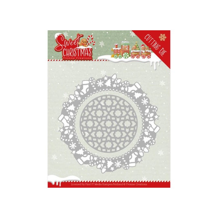 (YCD10178)Dies - Yvonne Creations - Sweet Christmas - Sweet Christmas Frame