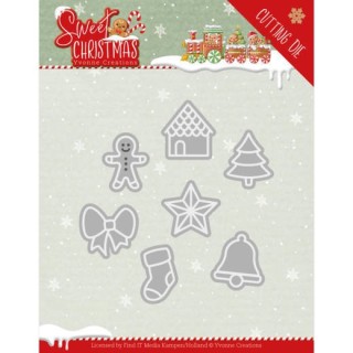 (YCD10182)Dies - Yvonne Creations - Sweet Christmas - Sweet Christmas Cookies