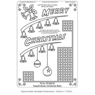 (TP3591E)PCA® - EasyEmboss Christmas Bells