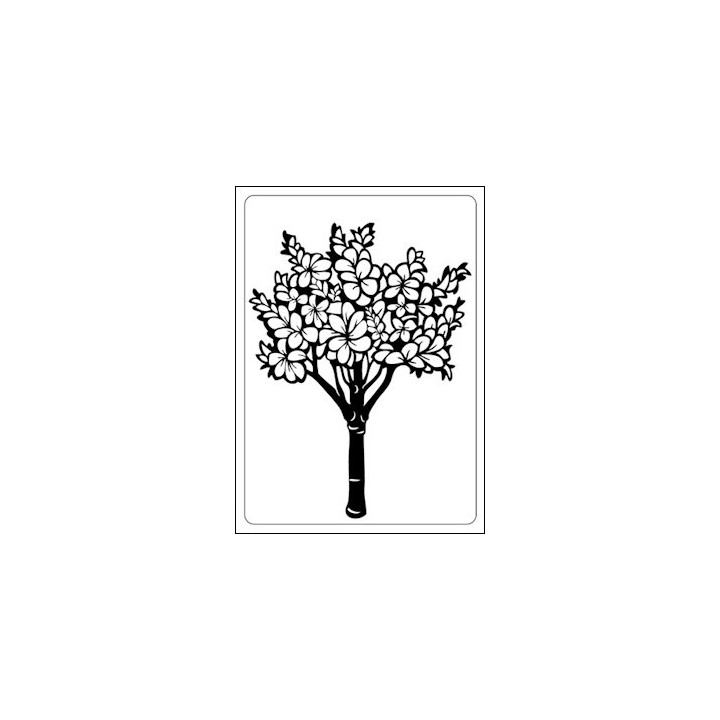 Embossing folder floral tree (CTFD 4004)