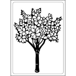 Embossing folder floral tree (CTFD 4004)