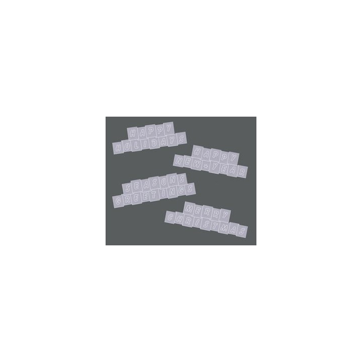 (TP3989EW)PCA® - EasyEmboss Christmas Block Words