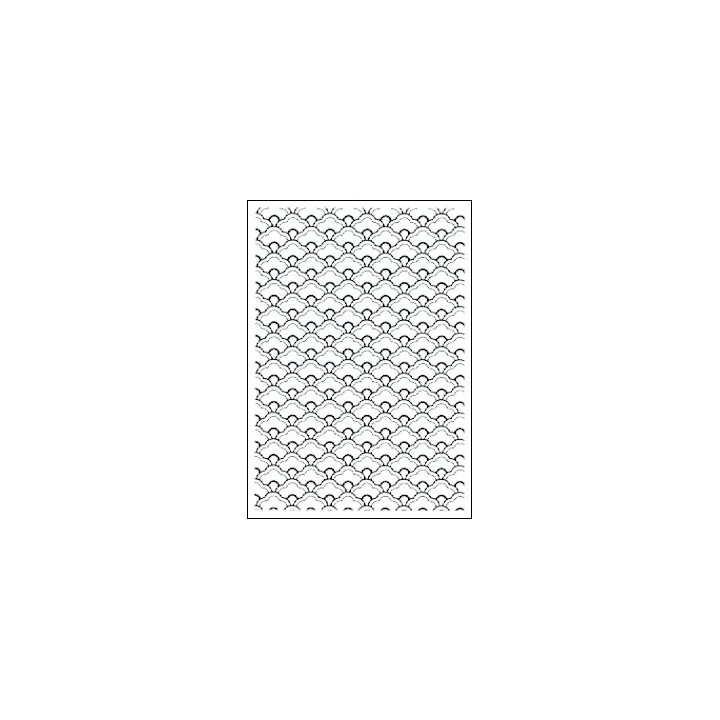 Embossing folder scallops (CTFD 3095)