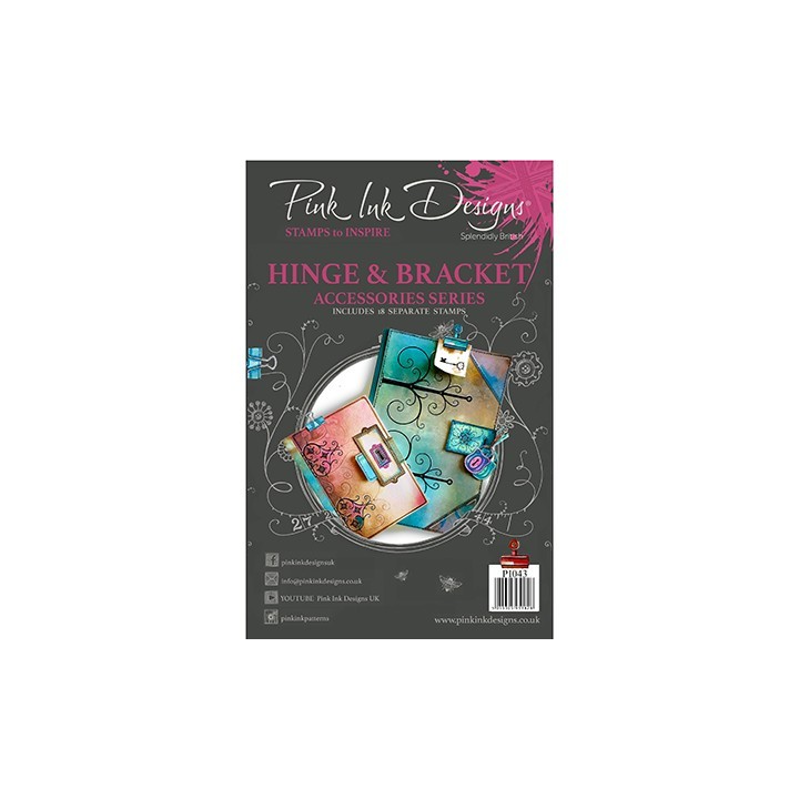 (PI043)Pink Ink Desings Hinge & Bracket
